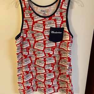 Budweiser bro tank. Size M. UEC.